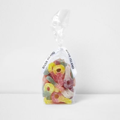 Multicoloured fizzy dummy sweets